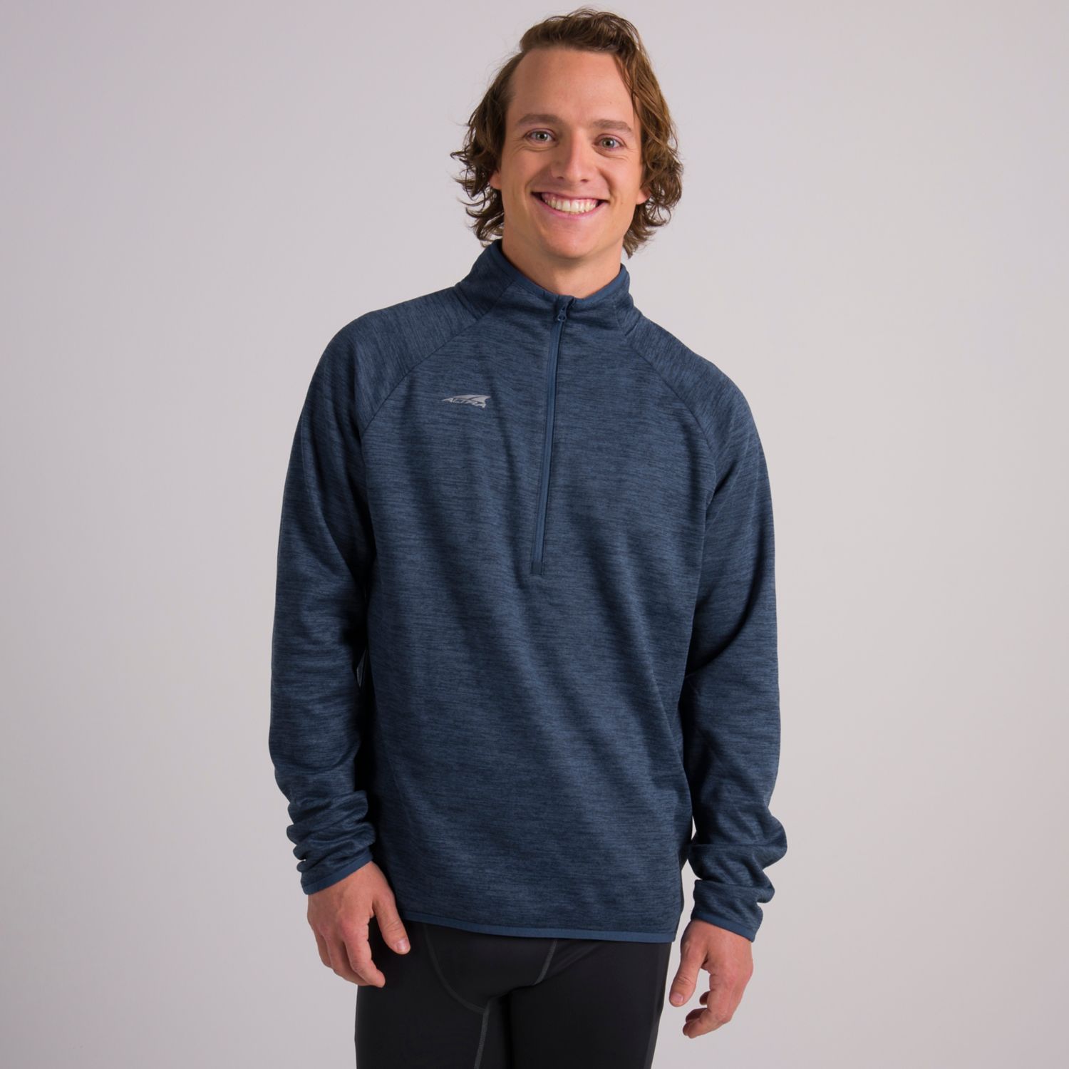 Altra Core 1/2 Zip Erkek Sweatshirt Mavi | Türkiye-80631749
