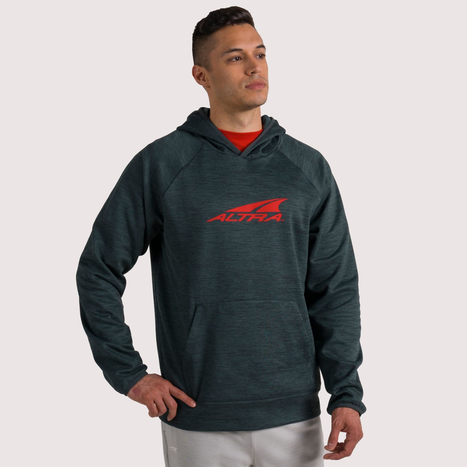Altra Everyday Erkek Kapüşonlu Sweatshirt Koyu Yeşil | Türkiye-01423769