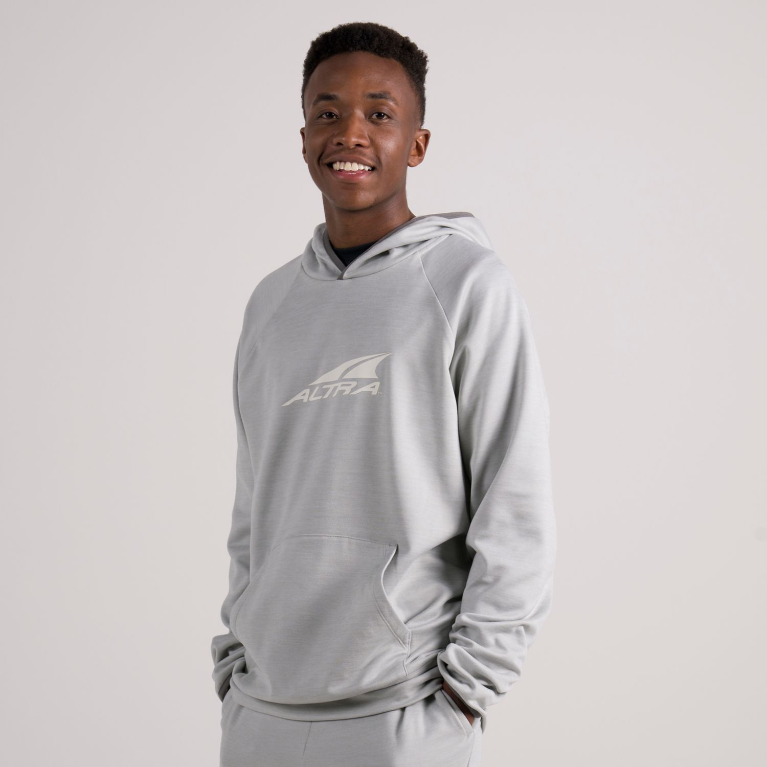 Altra Everyday Erkek Kapüşonlu Sweatshirt Gri | Türkiye-26403179