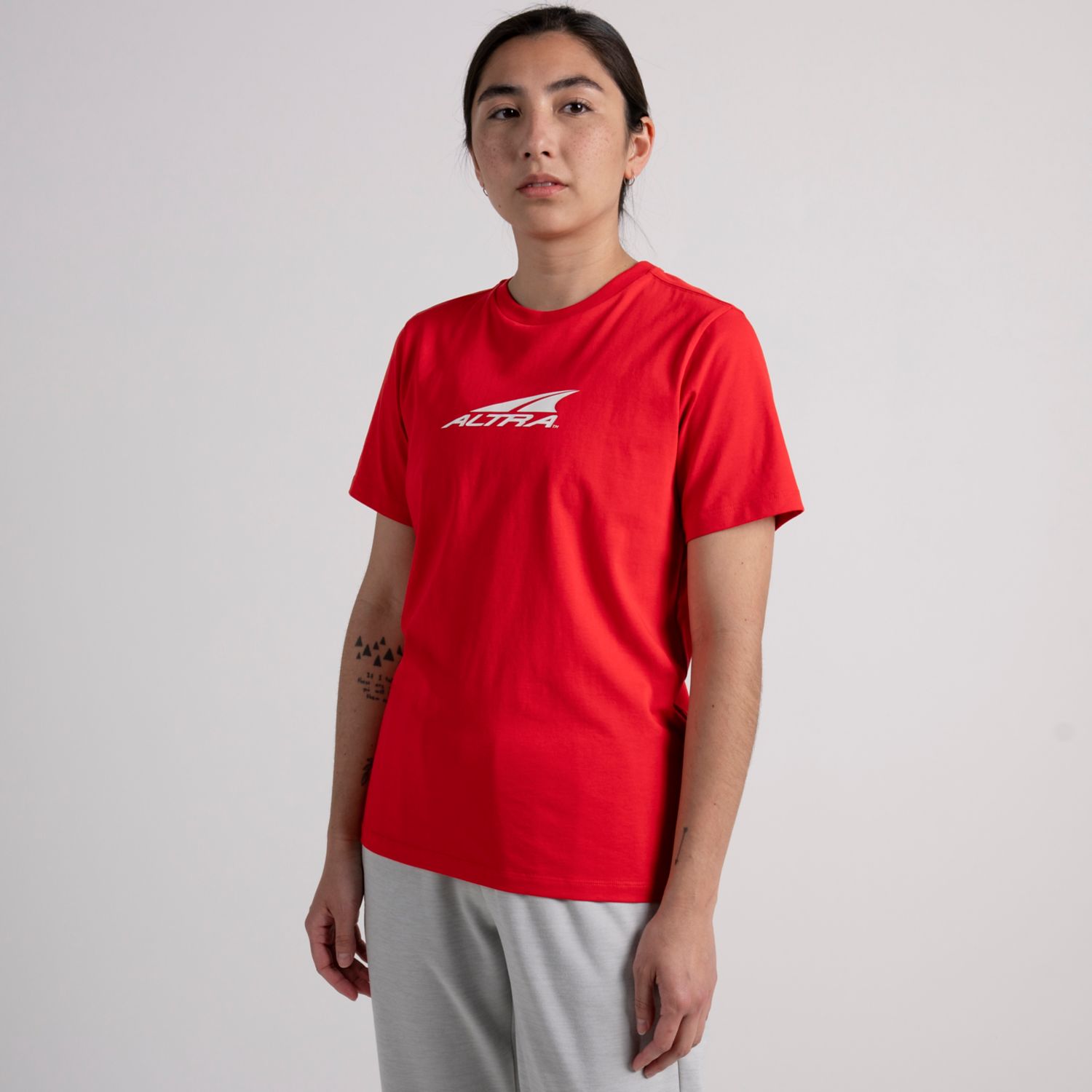Altra Everyday Recycled Kadın Tişört Kırmızı | Türkiye-98034269