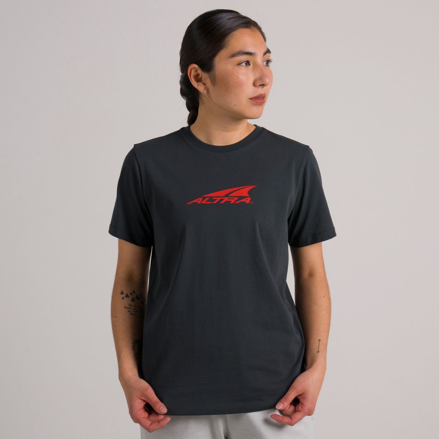 Altra Everyday Recycled Kadın Tişört Siyah | Türkiye-90217549