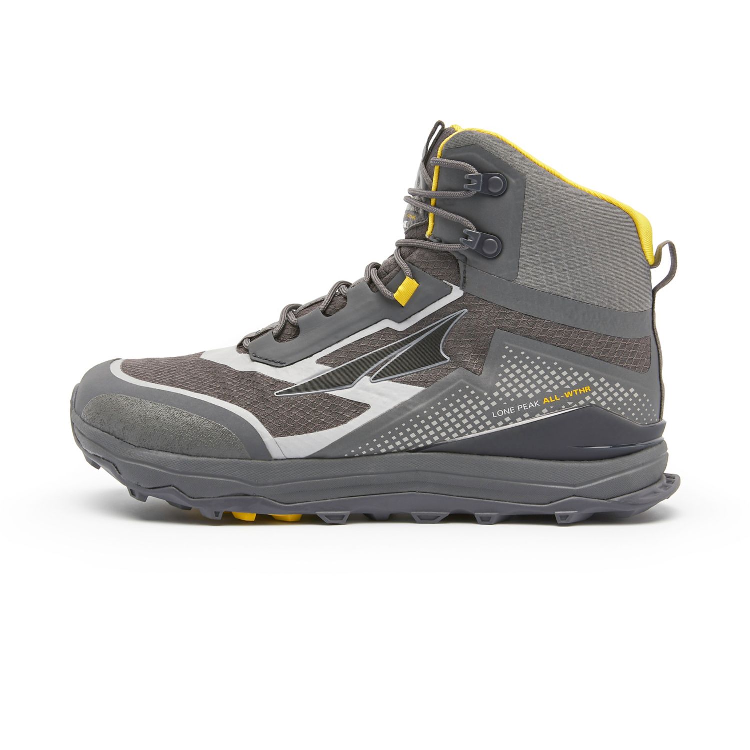 Altra Lone Peak All-wthr Mid Cut Erkek Yürüyüş Botu Gri Sarı | Türkiye-30265879
